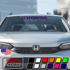 Purple Windshield Banner Vinyl Decal Sticker for Honda Civic Accord Insight