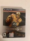 Madden NFL 12 -- Hall of Fame Edition Sony PlayStation 3  Brand New w/ Slipcover