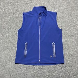 STITCH Golf Full Zip Vest SWS WEATHER SYSTEM Medium Navy Blue $168