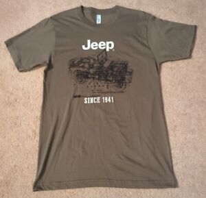 Medium Jeep Willys 4x4 Engineering Blueprint Diagram Military T-Shirt Since 1941