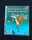 Vintage Little Golden Book 1976 Rudolph the Red-Nosed Reindeer Classic 452-09