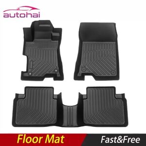 Car Floor Mats for 2008-2012 Honda Accord All-Weather TPE Rubber Cargo Liner