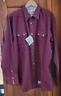 NWT Mens Roper Snap Button Western Shirt XXL 2XL Western Rodeo Old West Classic