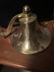 Vintage 6” Brass Nautical Ship Bell Dinner Party Bartender Tips with Mounting!