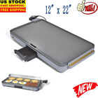 Large Electric Griddle Countertop Flat Grill Indoor Nonstick Plate BBQ Kitchen