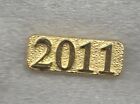 2011 Student Athlete Class Year Letterman Jacket Pin gold tone
