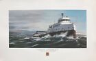 Edmund Fitzgerald print by TPNagle  signed and numbered-great lakes series