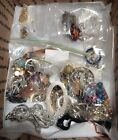 Huge 10 ++ lbs Jewelry Lot Vintage To Now Broken Pieces for repair and craft
