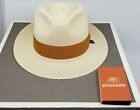 Stetson Men's Stratoliner Hat Tan 61 Silverbel Sz 7 Shantung Panama Whitehall