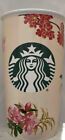 Starbucks Bando Floral Pink Mug Travel Cup Ban.do Rose Starbucks 12 Oz