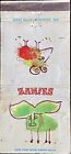 ZANIES Comedy Club Chicago Illinois Vtg Front-Strike 30 Matchbook Cover B-1516