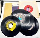 LOT OF (6) 45 RPM RECORDS ROCK, POP, COUNTRY OLDIES 60'S-70'S & (2) Test Records