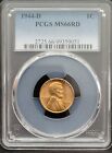 1944-D Lincoln Wheat One Cent PCGS MS66RD