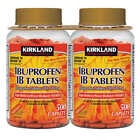 NEW Kirkland Ibuprofen 200mg Generic Motrin or Advil Pain Fever 500 or 1000 ct