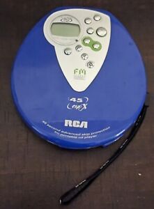RCA RP2430B Digital FM Radio Tuner CD-R/RW 45ESP Portable CD Player working