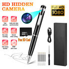 Hidden Cam Pocket Pen Camera 1080P HD 64GB Mini Video Recorder DVR Security USB