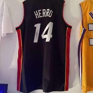 Tyler Herro Autographed Signed Miami Heat Black Nike Swingman Jersey BAS COA