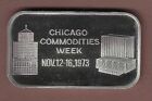 CHICAGO COMMODITIES WEEK (GDM 1) .999 SILVER ART BAR