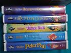 Lot Of 5 Black Diamond Disney VHS Tapes With Cases
