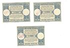 LOT 3 Coupons  Banknotes 11 Cents 1950 International Reponse United States