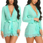 Women's Sexy Lingerie Sleepwear Babydoll Underwear Lace Dress G-String Nightwear