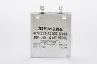 Vintage Siemens MP J/S Capacitor B25221 for Klangfilm Amps, 4 MFD / 250 V-, NOS