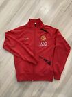 Nike Manchester United Football Soccer Full Zip Jacket AIG Training - Red Small