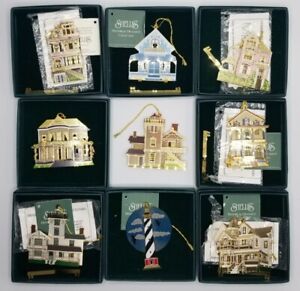 Shelia's Historical Ornament Collection Lot of 9 - First Edition 1995 Series 1-9