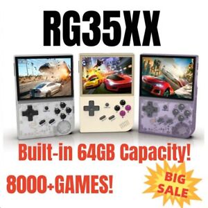 RG35XX Retro Handheld Game Console 3.5 Inch IPS Linux 64G TF Card Gifts