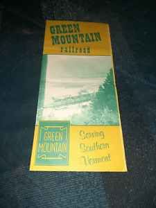 1971 Green Mountain Vermont Railroad Brochure