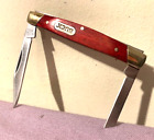 New ListingGenuine BUCK 375 Deuce 2 Blade Red Wood Handle Folding Pocket Knife -- New Other