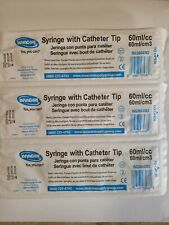 INVACARE IRRIGATION SYRINGE WITH CATHETER TIP 60ml/cc - 2OZ - 75 AVAILABLE