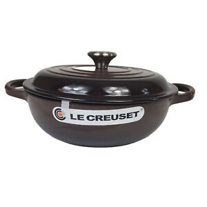 Le Creuset Enameled Cast Iron Signature French Oven, 2 1/2-Qt., In Ganache FLAWS