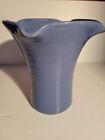 Vintage Matte Blue Vase 6.5