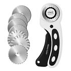 45mm Rotary Cutter +7 Replacement Blades Safety Lock Precise Cutting Sewing