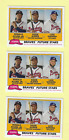 3 card lot of 2018 Topps Archives '81 Future Stars Braves with Ronald Acuna Jr.