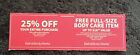 BATH AND BODY WORKS 25% OFF & FFREE BODY CARE COUPON EXPIRES 5/12/2024