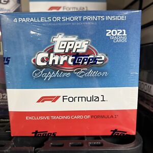 2021 Topps Formula 1 F1 Chrome Sapphire Edition Hobby Box Sealed - Qty Available