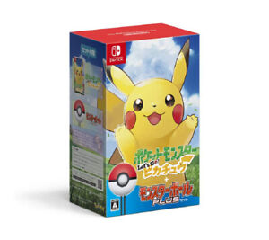 Let's Go Pikachu Pokemon Poke Ball Plus Pack Nintendo Switch Japanese