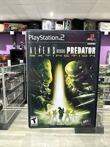 Aliens vs. Predator: Extinction (Sony PlayStation 2) PS2 CIB Complete Tested!
