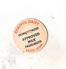 CHAPPELL DAIRY-SALEW,CONN-MILK CAP-ONE 1/2 INCHES WIDTH-1960'S-VINTAGE