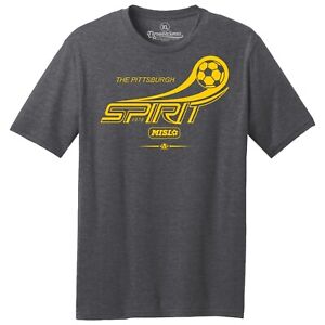 Pittsburgh Spirit 1978 Logo MISL Soccer TRI-BLEND Tee Shirt