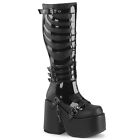 Black Monster Platform Ace Frehley KISS Tribute Band Costume Boots Mens 8 9 10