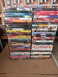 Lot of 65+ vintage Estate Sale DVD collection Classic dvds!  MOVIES Trl8#87