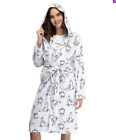 Harry Potter White Hedwig Women Hooded Robe L/XL