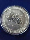 🌟 2021 Canada 10 oz Silver $50 Magnificent Maple Leaves Coin .9999