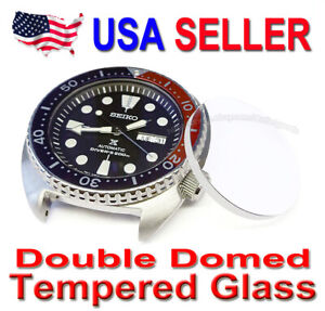 Double Dome Flat Mineral Crystal / Seiko Prospex Turtle SRP773 SRP779 4R36-04Y0