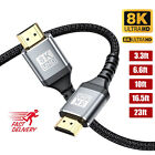 8K HDMI 2.1 UHD Cable HDTV 3D 2160P HDR 120Hz 48Gbps Dolby HDCP 2.2 RGB 4:4:4