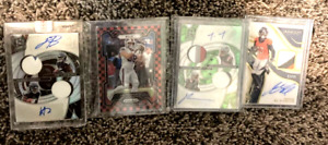Football Sports Card Lot 3 Autos And Case Hit!