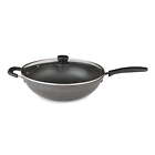 New Listing34cm Carbon Steel Wok with Lid Hot